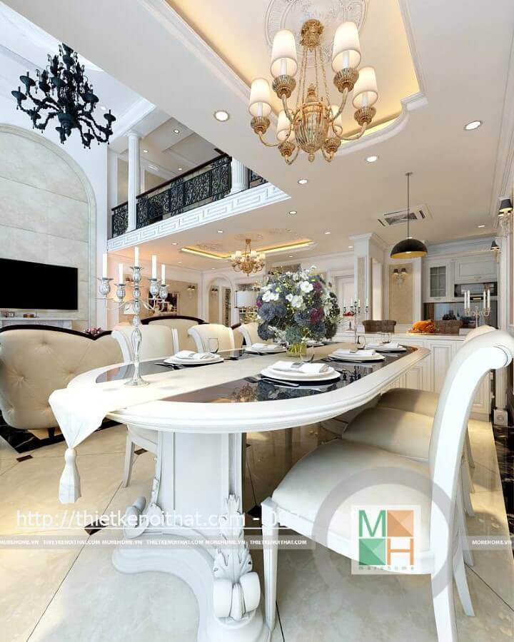 Thiết kế nội thất chung cư Mandarin Garden căn hộ Duplex